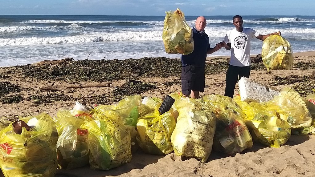 Plastics SA coastal clean-up initiative 