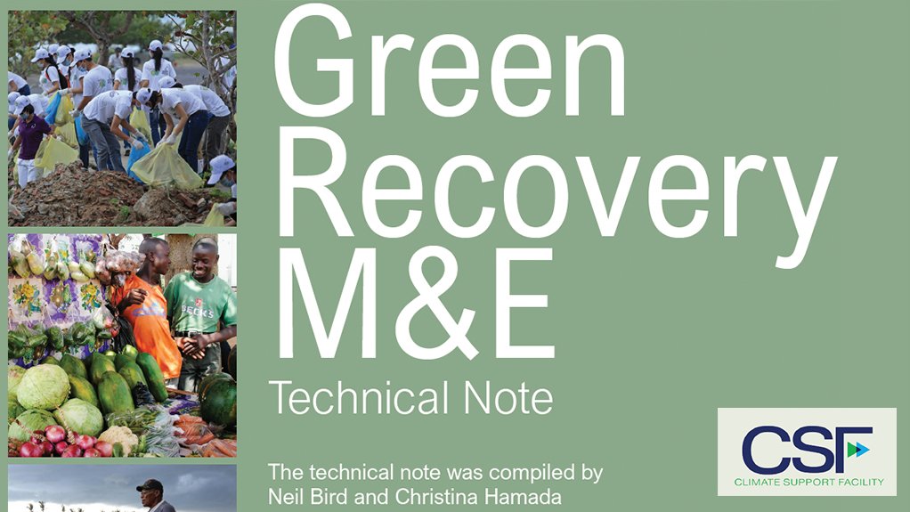 Green recovery M&E: technical note