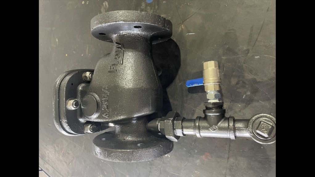 An image of the a refurbished swing check valve by MRS