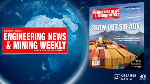 Engineering News and Mining Weekly magazine cover