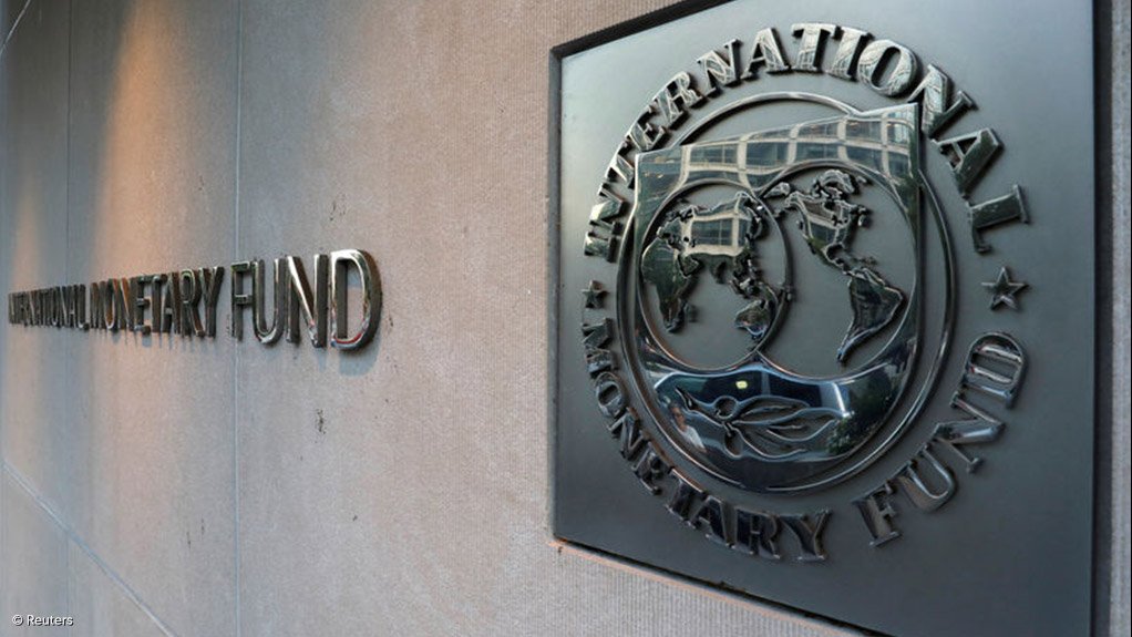a photo of the IMF logo