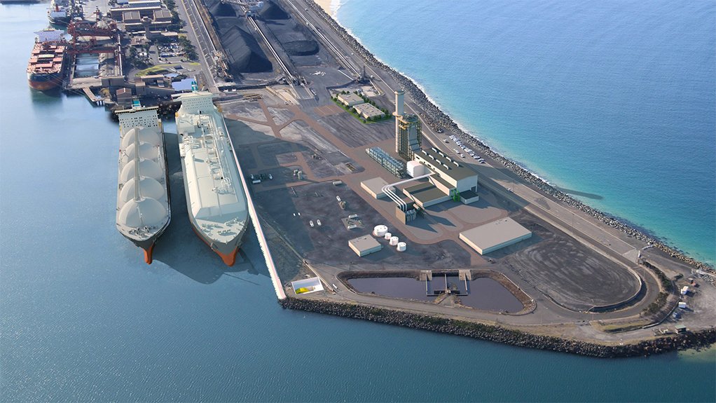 Artist's impression of the Port Kembla power station hub