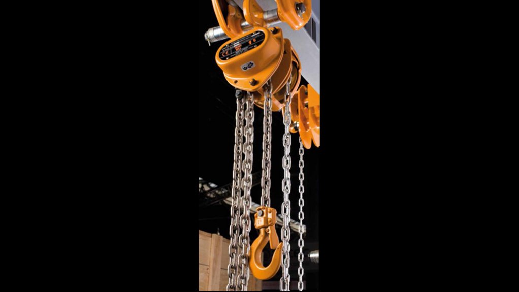 Image of a chain hoist 