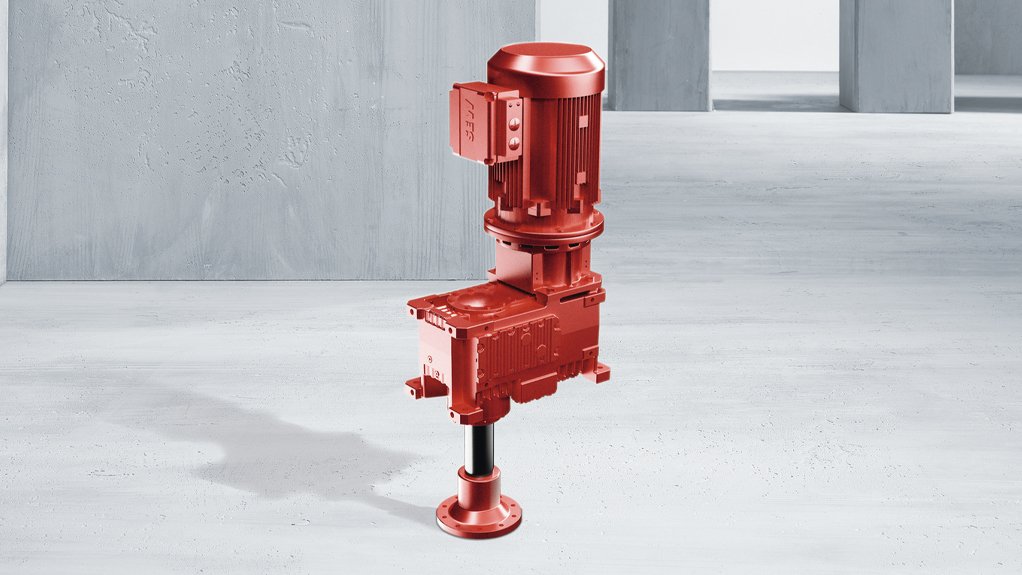 An image of an SEW-Eurodrive M-Series air-cooled condenser drive