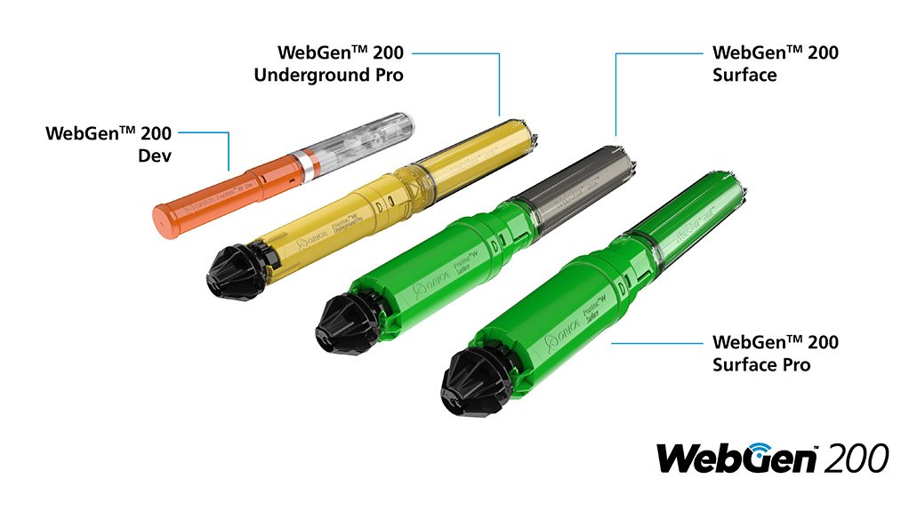 The second-generation WebGen 200 range of wireless initiating systems form small to large, in orange, yellow and green