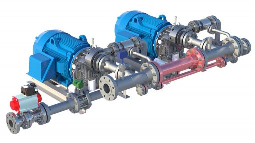 Pump system  showcased at expo