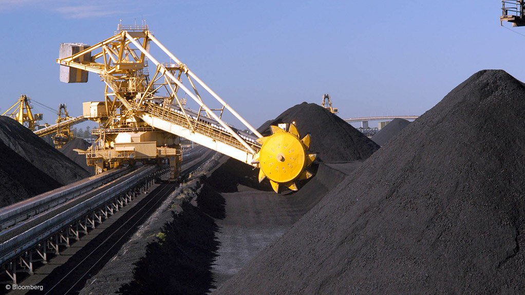 Coal stockpiles