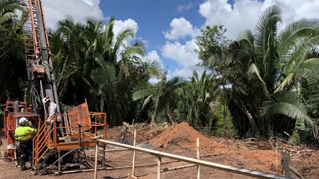 Image of a drill rig at the Jaguar project in Brazil