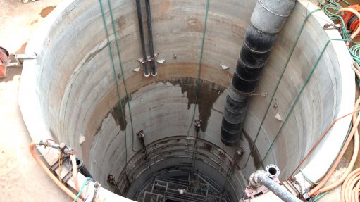 An image depicting construction at a shaft