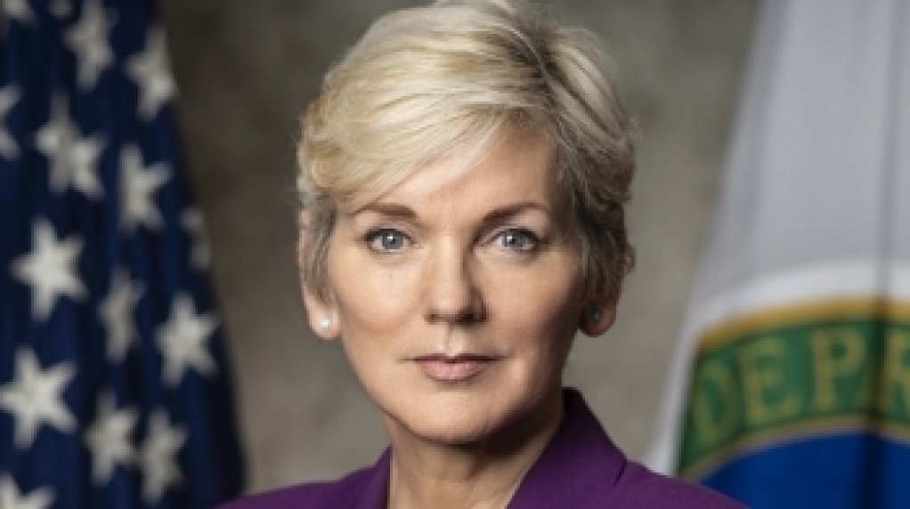 An image of US Energy Secretary Jennifer Granholm