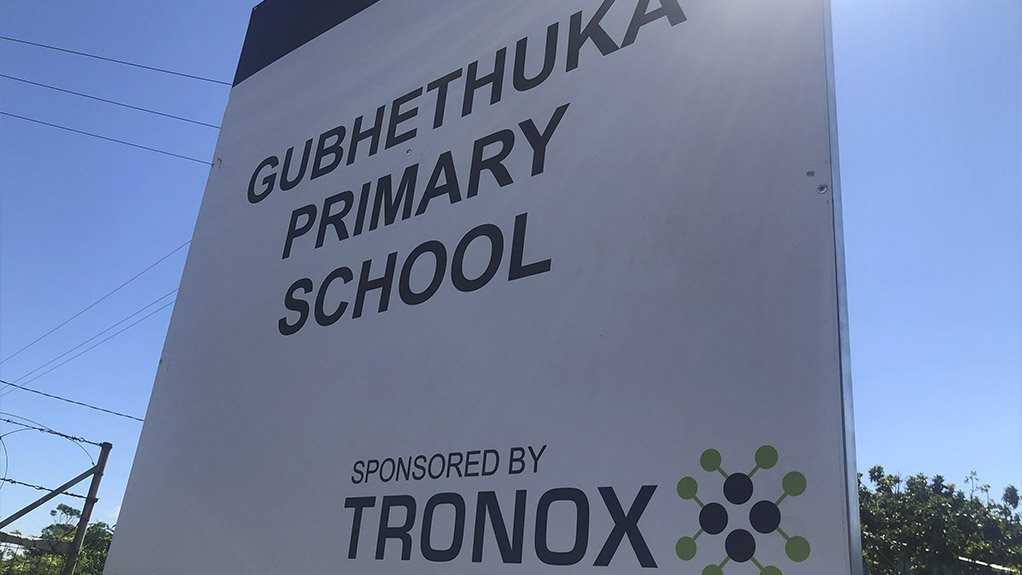 Sign for Gubhethuka primary school