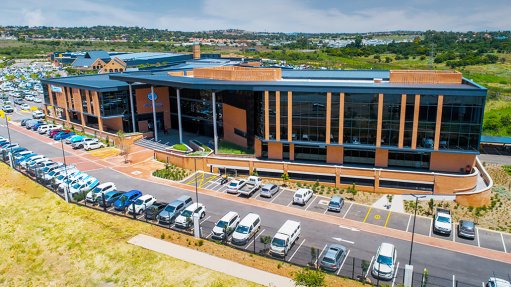 The fully-let office development at Castle Gate in Pretoria