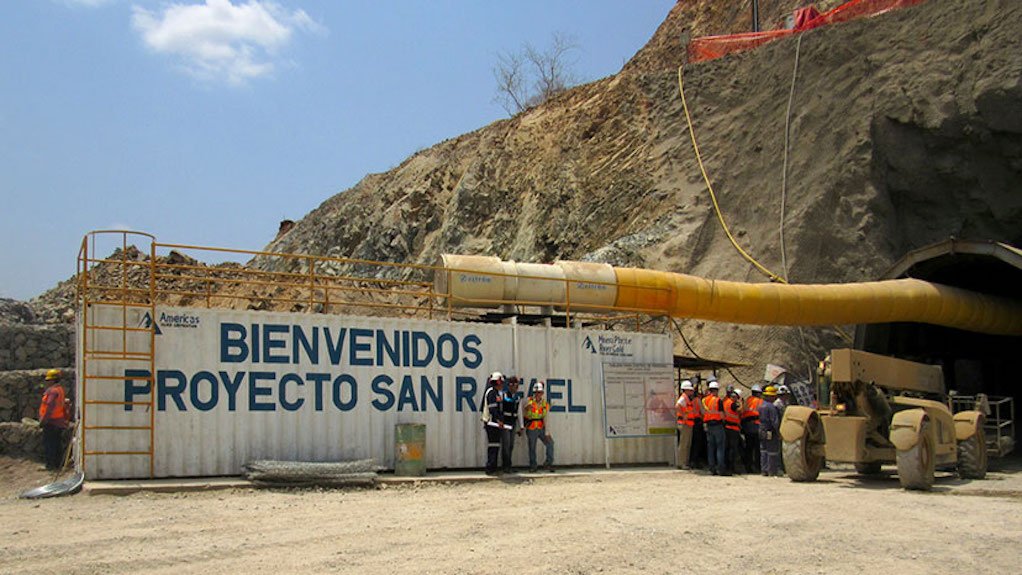 Image of the San Rafael mine portal