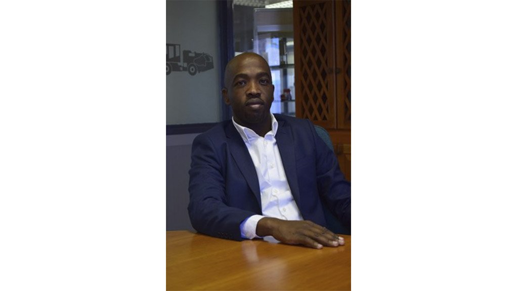 Saltiel Pule, business line manager for underground drilling in southern Africa at Sandvik Mining and Rock Solutions.