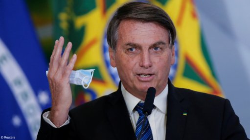 An image of Brazil President Jair Bolsonaro