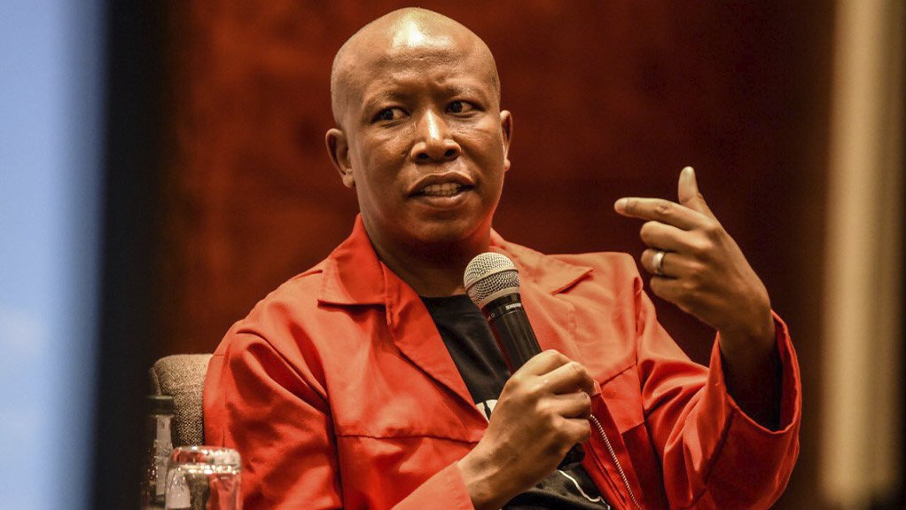 Image of EFF leader Julius Malema