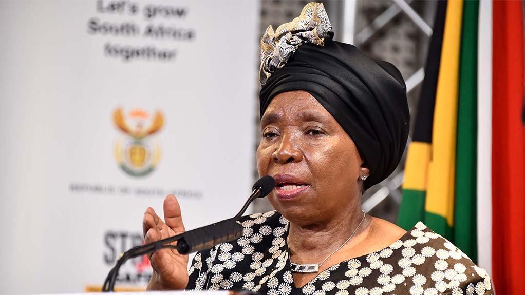 Cooperative Governance and Traditional Affairs Minister Nkosazana Dlamini-Zuma