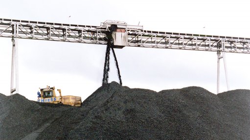 A photo of coal mining operations