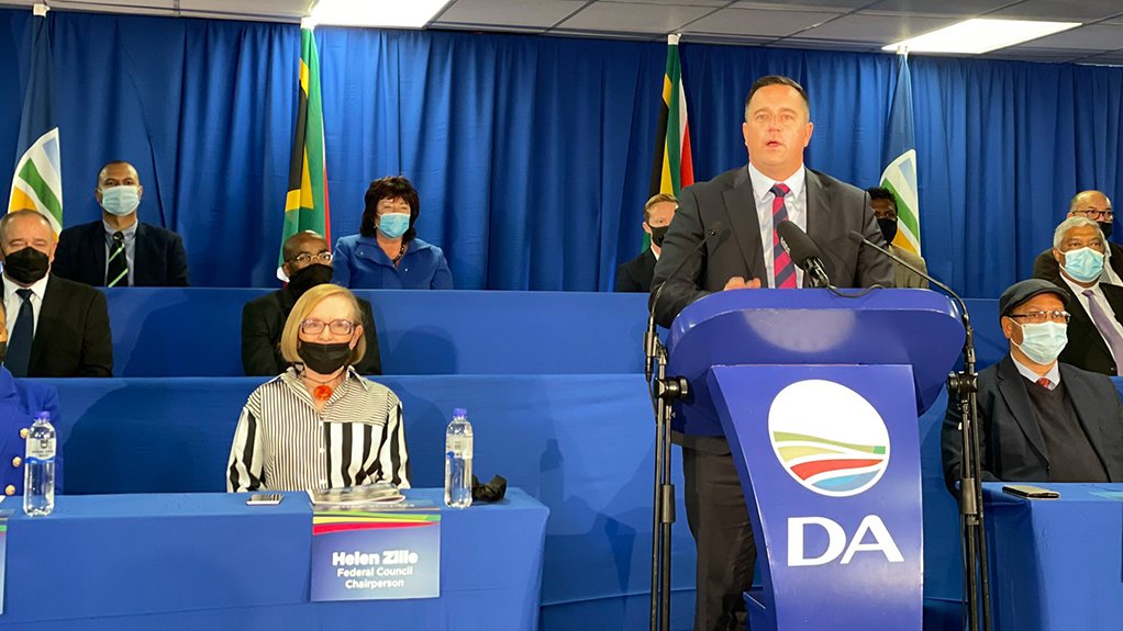 Image of DA leader John Steenhuisen