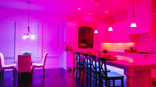 Image of pink kitchen lights to show LEDVANCE offers a range of lighting options for residential use