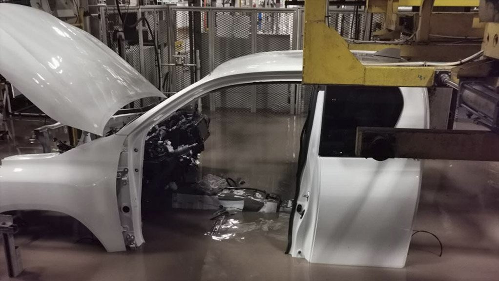 Toyota's flooded Prospecton plant