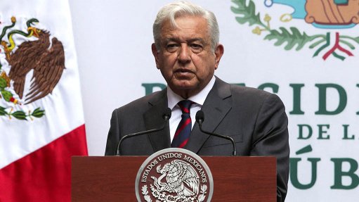 An image of President Andres Manuel Lopez Obrador