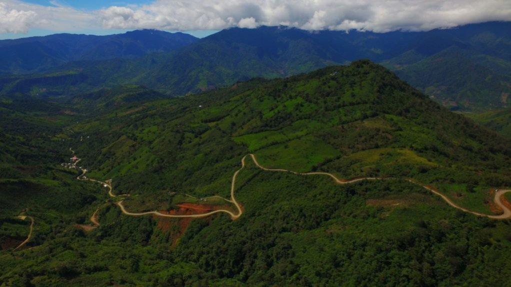 An image of the project area around Cascabel in Ecuador