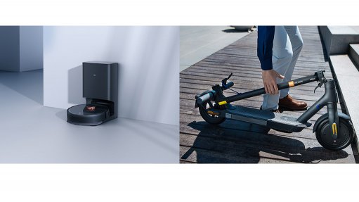 Image of Xiaomi's robot vacuum mop and self emptying station and Mi electric scooter are now available in South Africa