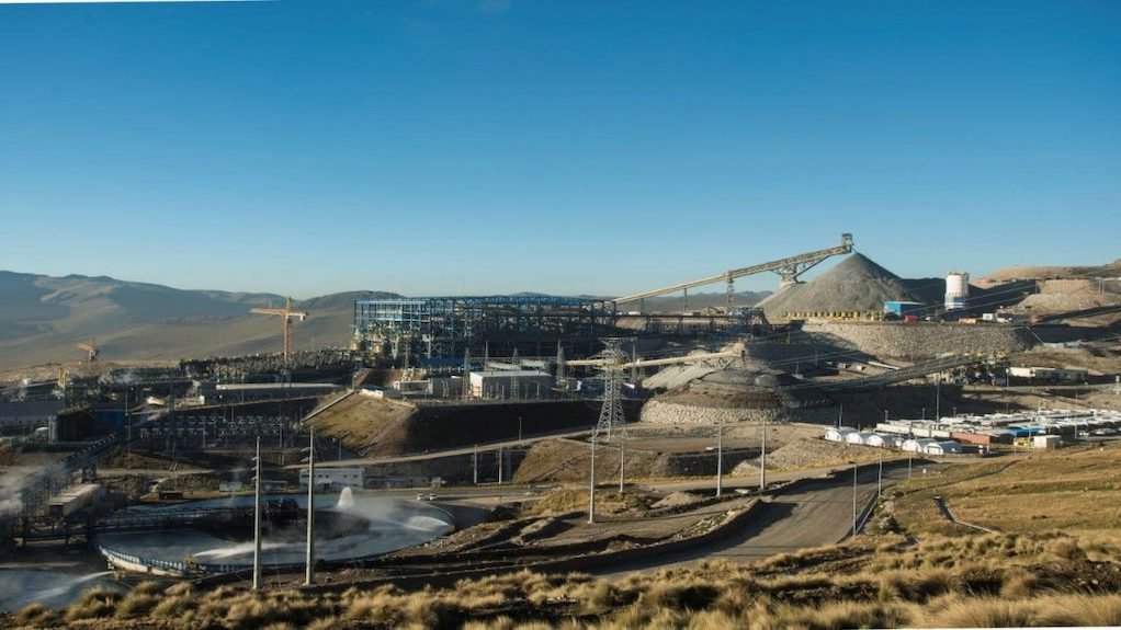 An image of the Las Bambas mine