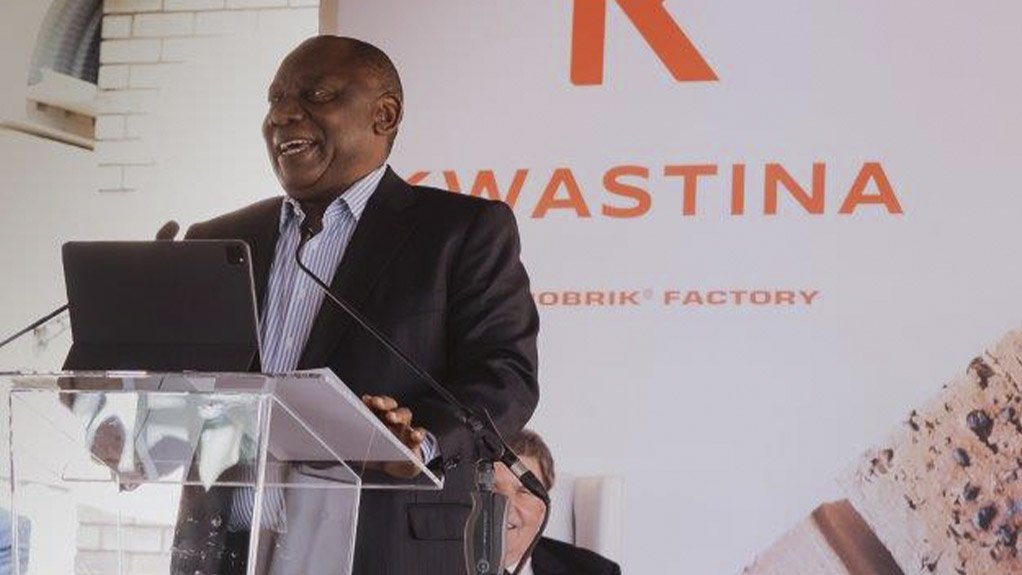 President Cyril Ramaphosa opens Corobrik’s Kwastina factory