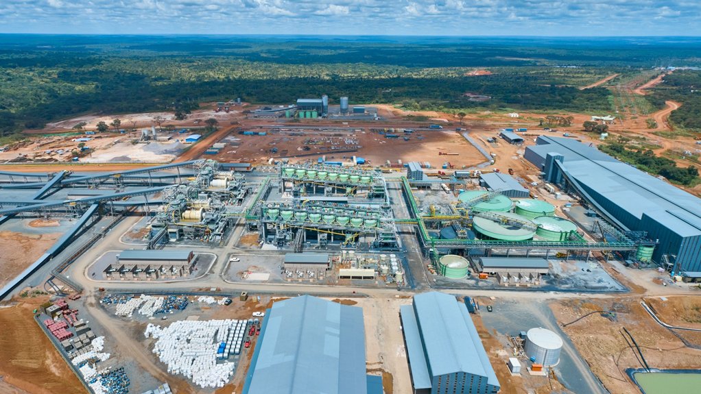 An image of the Kamoa-Kakula processing complex