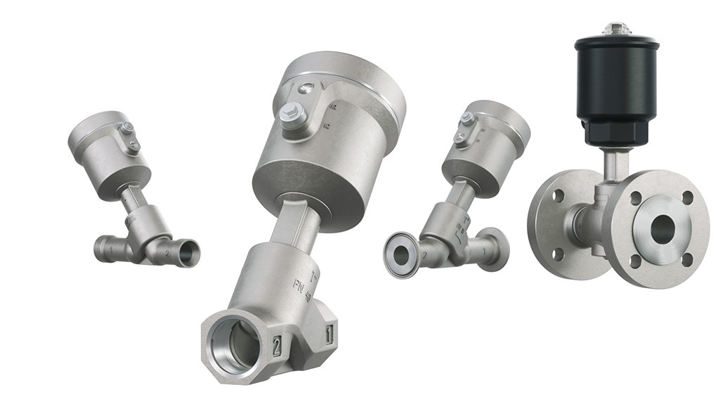 Image of Emerson’s ASCO Series 290D angle seat valves