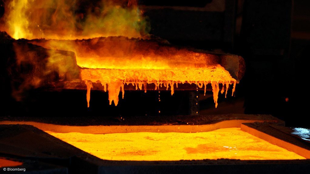 Image shows molten nickel 