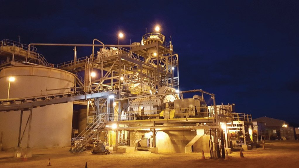 Image shows the Davyhurst operation at  nightfall 