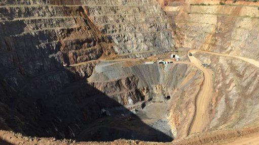 A top view of the Mupane gold mine which is being sold by Galane Gold to the majority citizen-owned company Hawks Mining Company