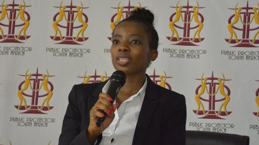 Deputy Public Protector says her office is not investigating Abramjee SMS flagged by Mkhwebane 