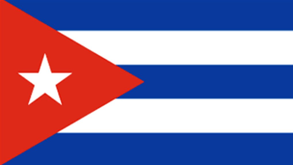The National flag of Cuba