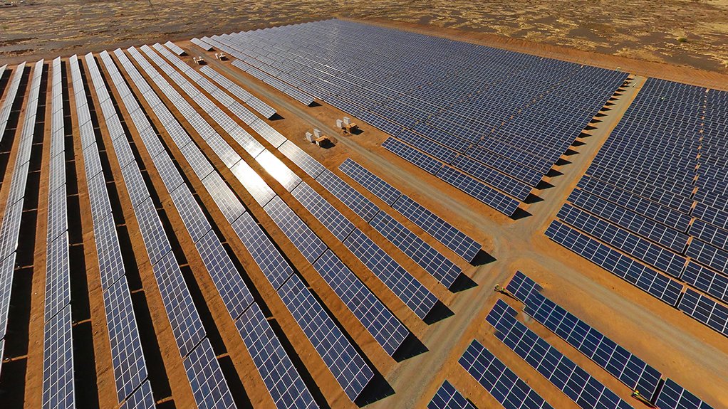 A solar farm image