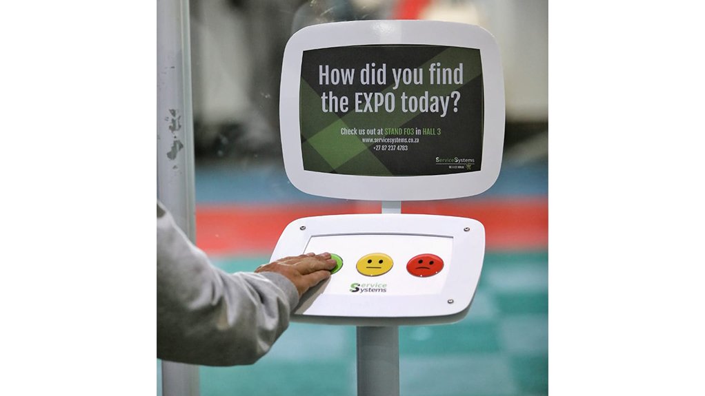 Image of a feedback machine at a previous expo