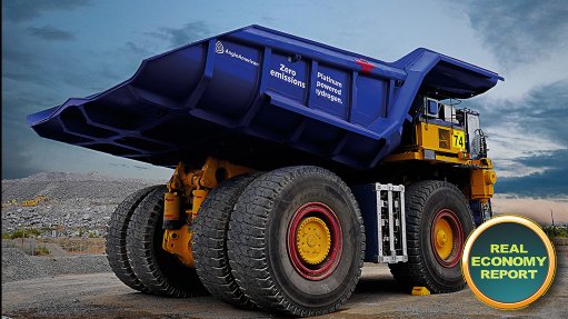 Anglo launches world-first hydrogen-powered haul truck image