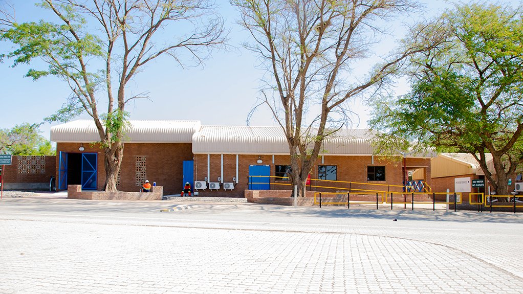 An image of Venetia mine's building