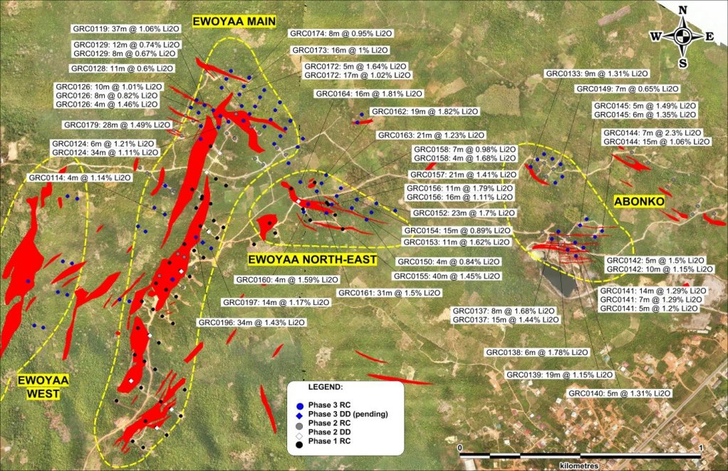 Image of Ewoyaa exploration targets