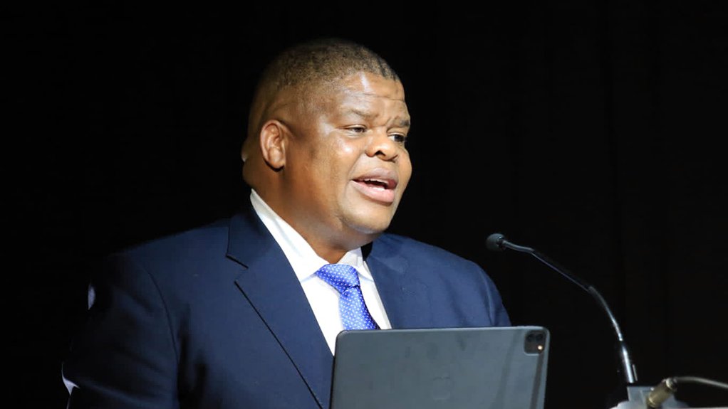Image of Deputy Minister of Water and Sanitation, David Mahlobo