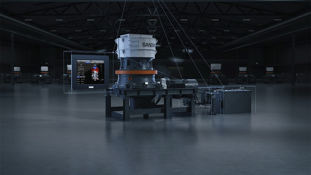 Sandvik's Automation and Connectivity System (ACS) continually monitors, analyses and optimises the crusher’s performance.