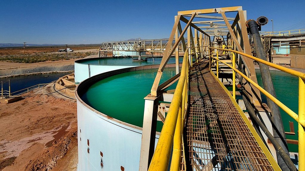 An image of the White Mesa uranium facility in Blanding, Utah