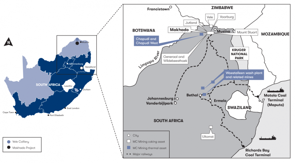 Makhado hard coking coal project, South Africa – update