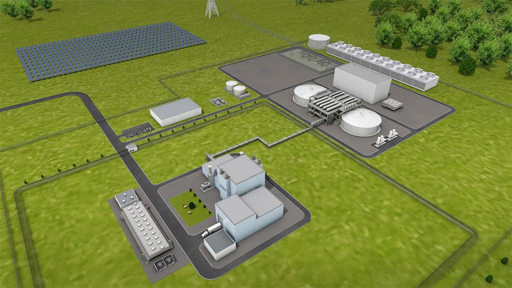 Artist's impression of natrium reactor