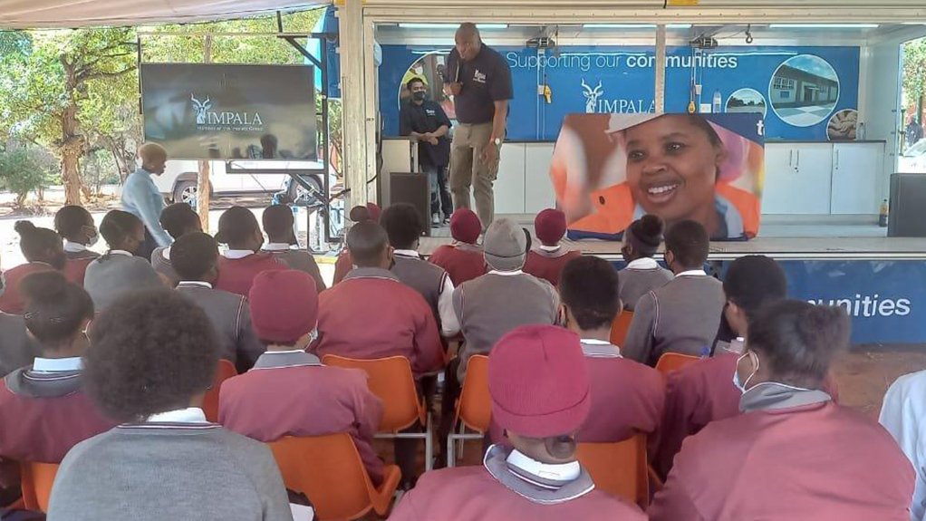 The mobile Career Expo visited 14 schools in 9 villages 