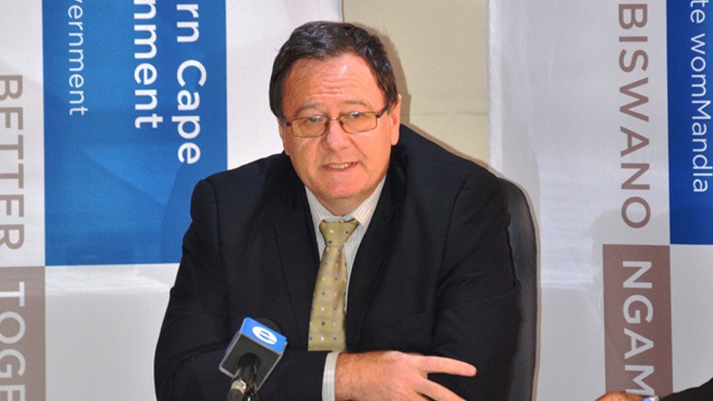 Western Cape Minister of Environmental Affairs Anton Bredell