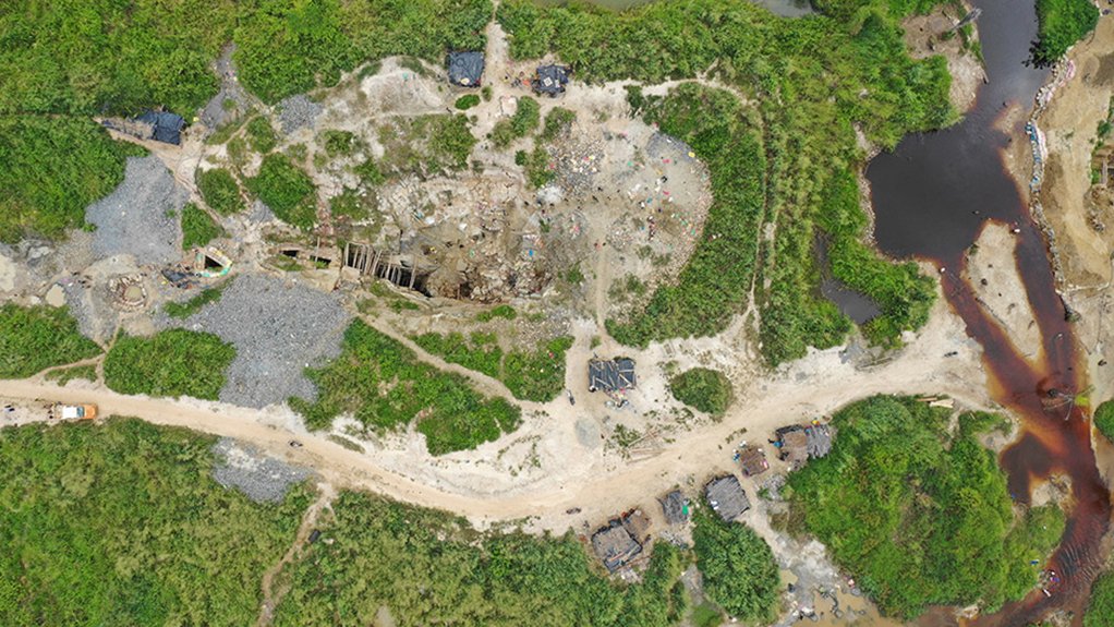 Aerial view of the Abujar gold project Côte d’Ivoire